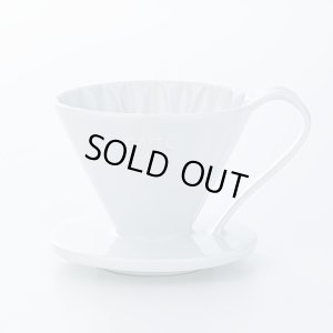 画像1: CAFEC「有田焼円すいフラワードリッパー cup1〈1杯用〉ホワイト」