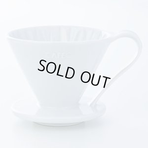 画像1: CAFEC「有田焼円すいフラワードリッパー cup4〈2-4杯用〉ホワイト」