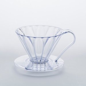 画像1: CAFEC「樹脂製円すいフラワードリッパー cup1〈1杯用〉クリア」