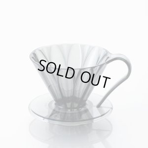 画像1: CAFEC「トライタンフラワードリッパー cup1〈1杯用〉クリアブラック」