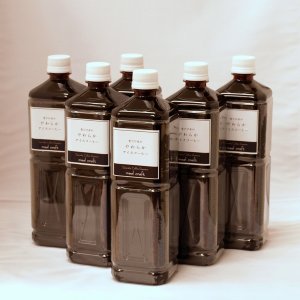 画像1: 《まとめ買い》リキッドコーヒー「雪どけ水のやわらかアイスコーヒー (1000ml)」10本セット